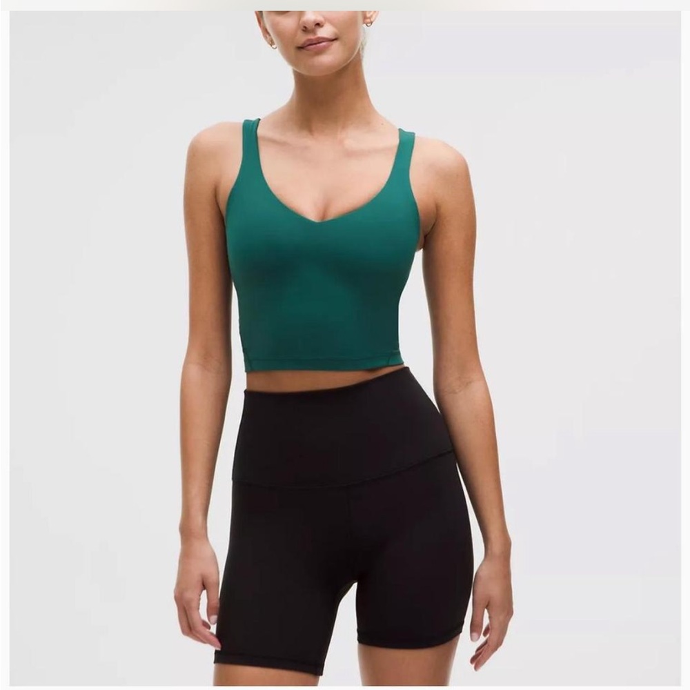 Green lululemon align tank